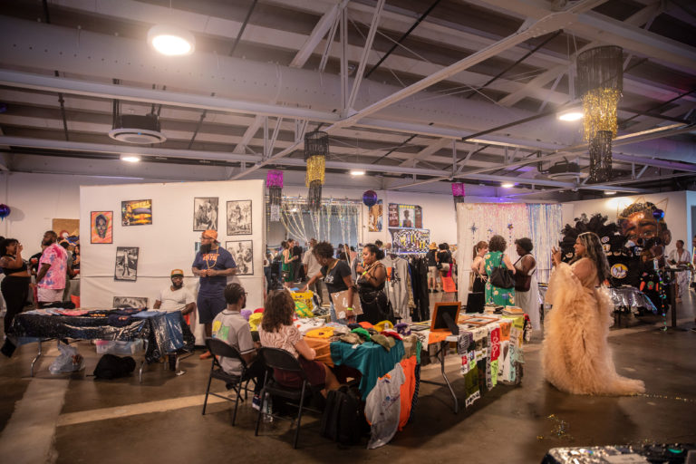 The Black Art Matters event hosted by Austin Justice Coalition at Distribution Hall in Austin, Texas on May 28, 2022. (Photo by Montinique Monroe)